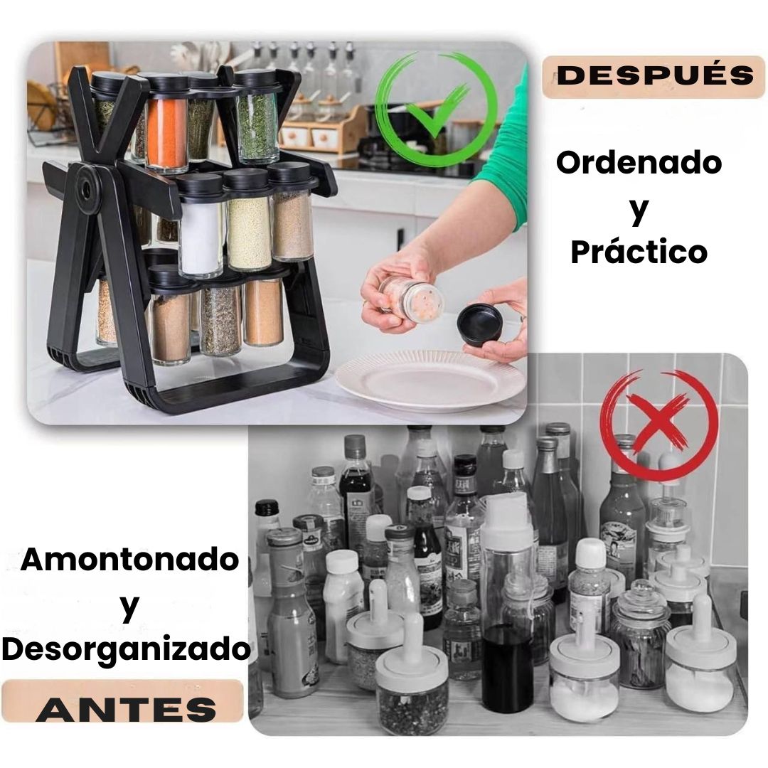 ¡Condimaster 360°, despídete del caos en tu cocina!